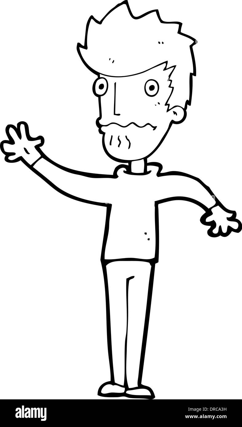 cartoon-man-reaching-out-hand-hi-res-stock-photography-and-images-alamy