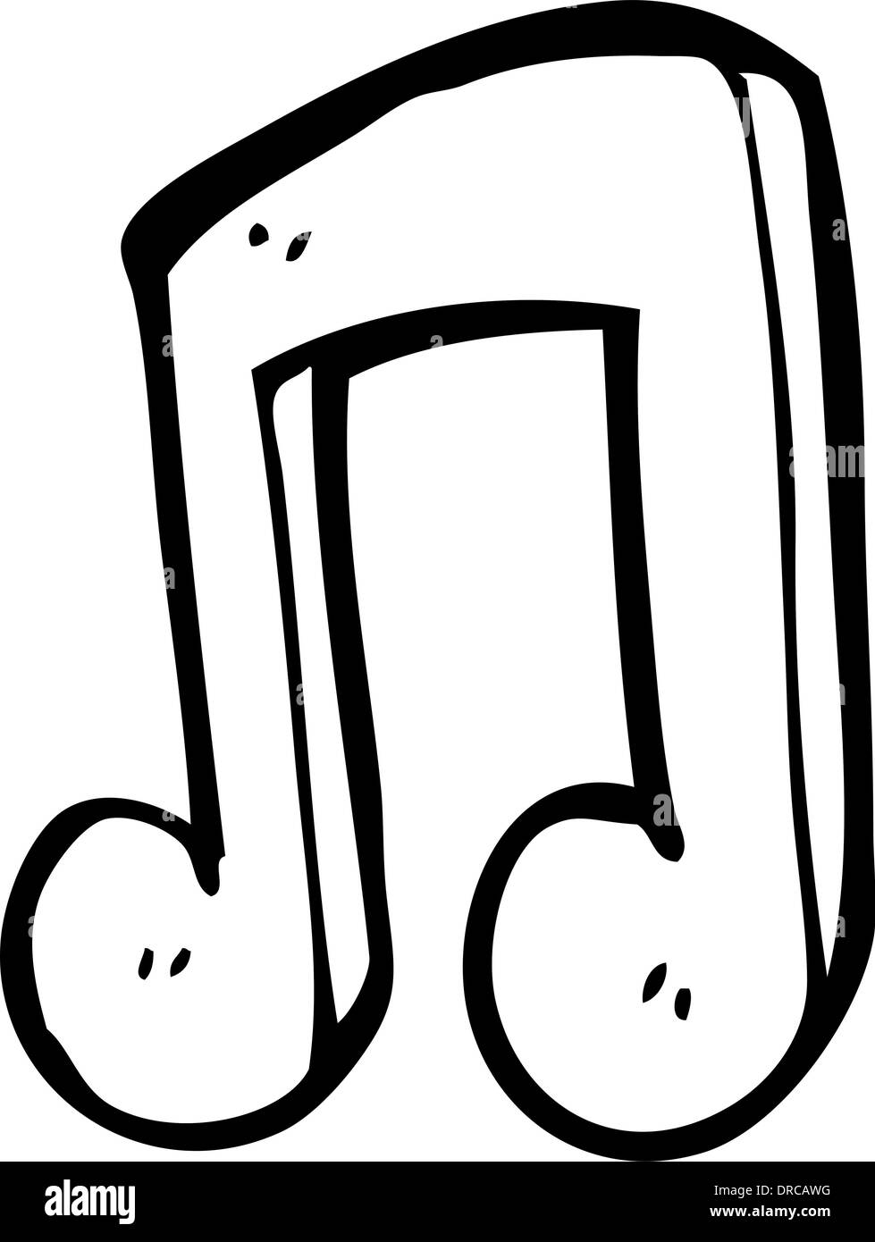 cartoon musical note Stock Vector Image & Art - Alamy