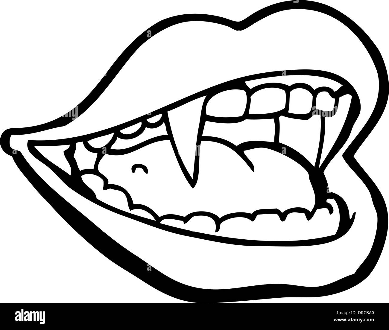 cartoon vampire mouth Stock Vector Image & Art - Alamy