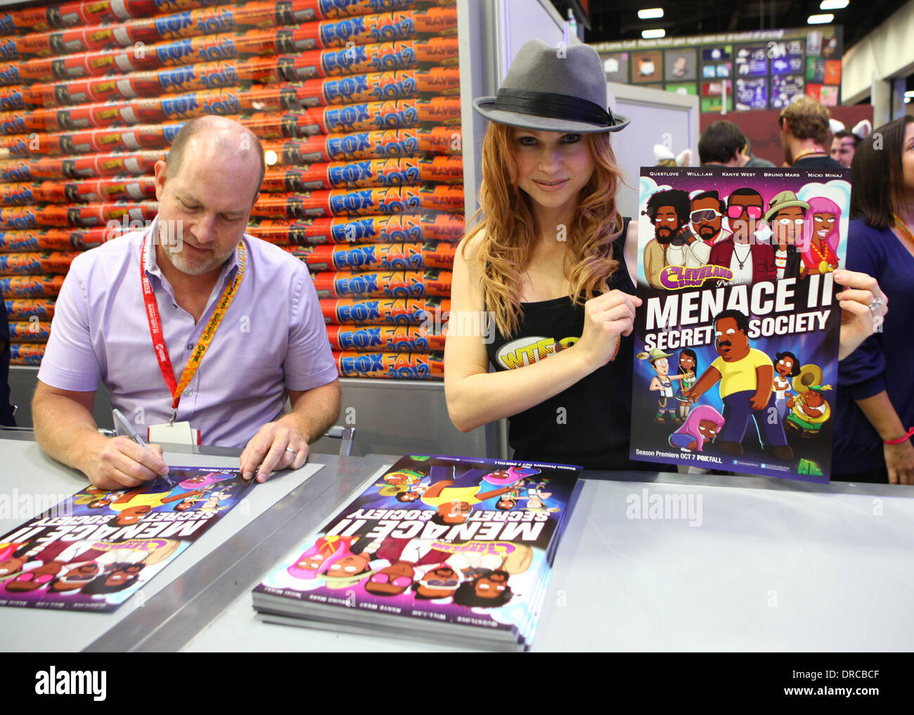 Mike Henry San Diego Comic-Con 2012 - 'The Cleveland Show' - Booth Signing San Diego, California - 15.07.12 Stock Photo