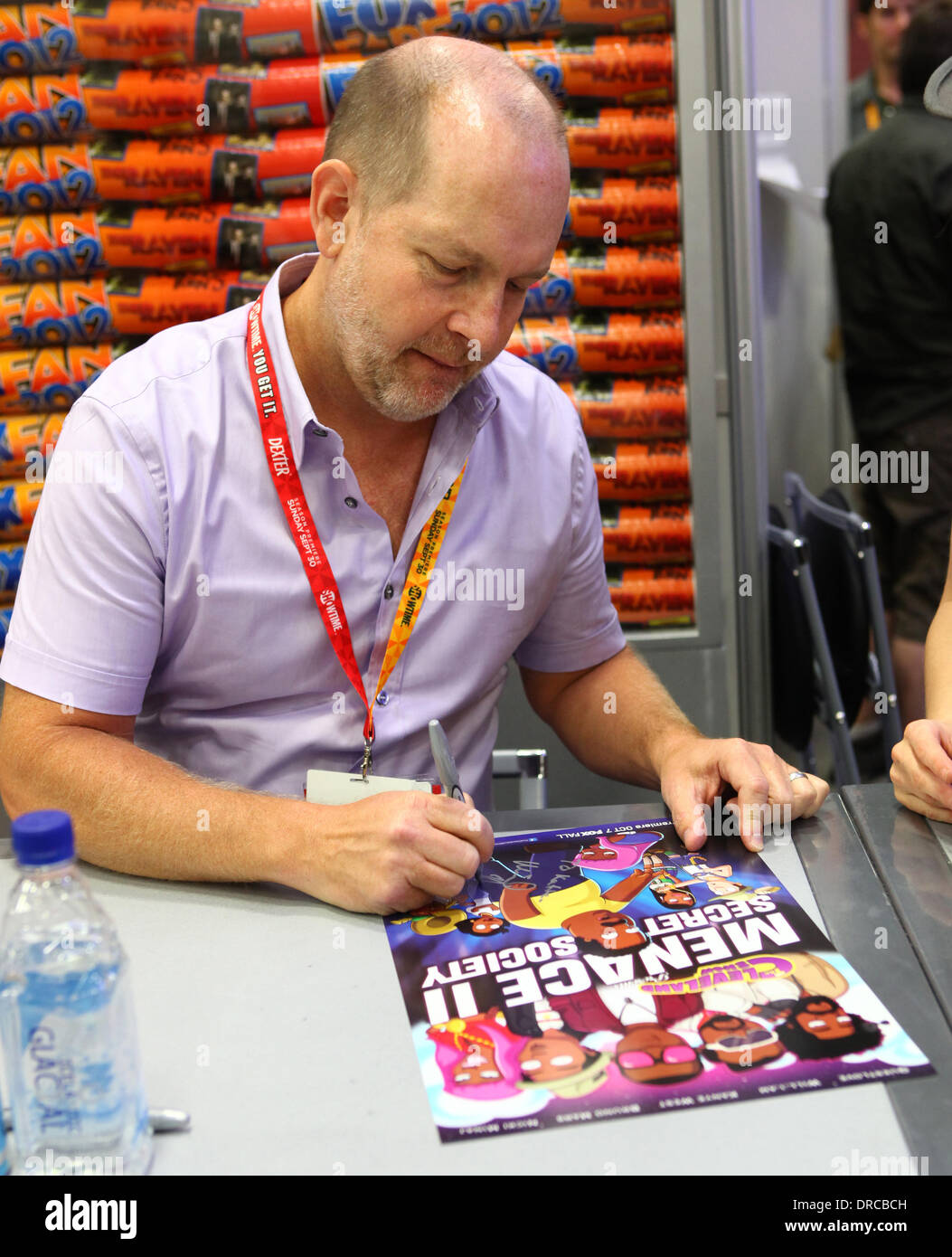 Mike Henry San Diego Comic-Con 2012 - 'The Cleveland Show' - Booth Signing San Diego, California - 15.07.12 Stock Photo