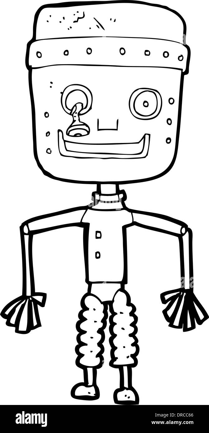 cartoon old robot Stock Vector Image & Art - Alamy