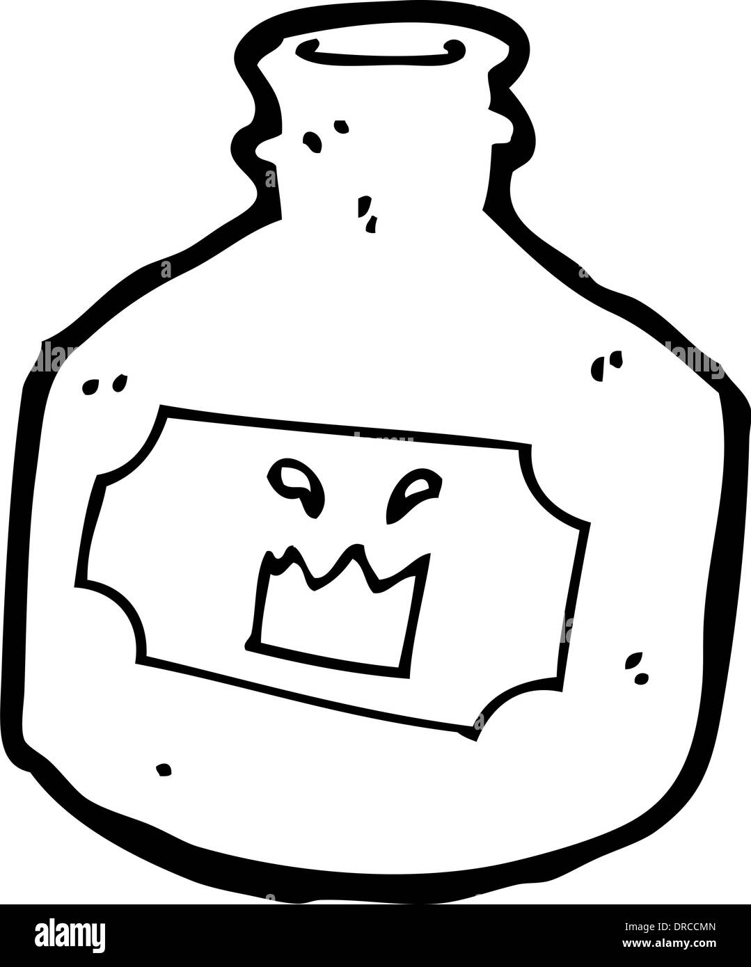 cartoon old whiskey bottle Stock Vector Image & Art Alamy