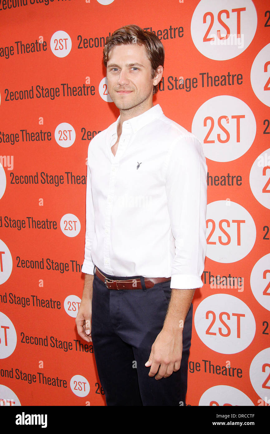 Aaron Tveit New York premiere of 'Dogfight' at the Second Stage Theatre - Arrivals. New York City, USA -16.07.12 Stock Photo