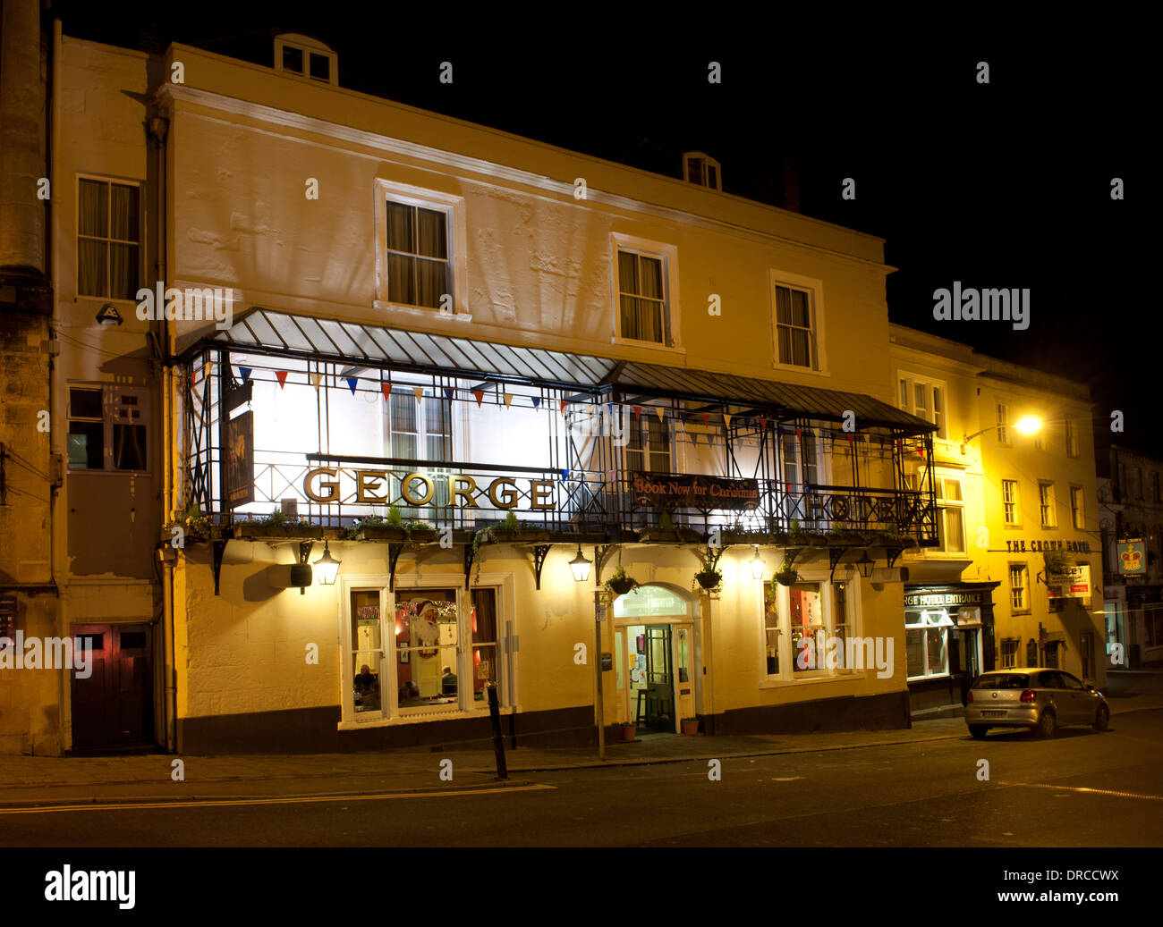 The George Hotel, Public House, Market Square, Frome, Somerset, England, UK. Stock Photo