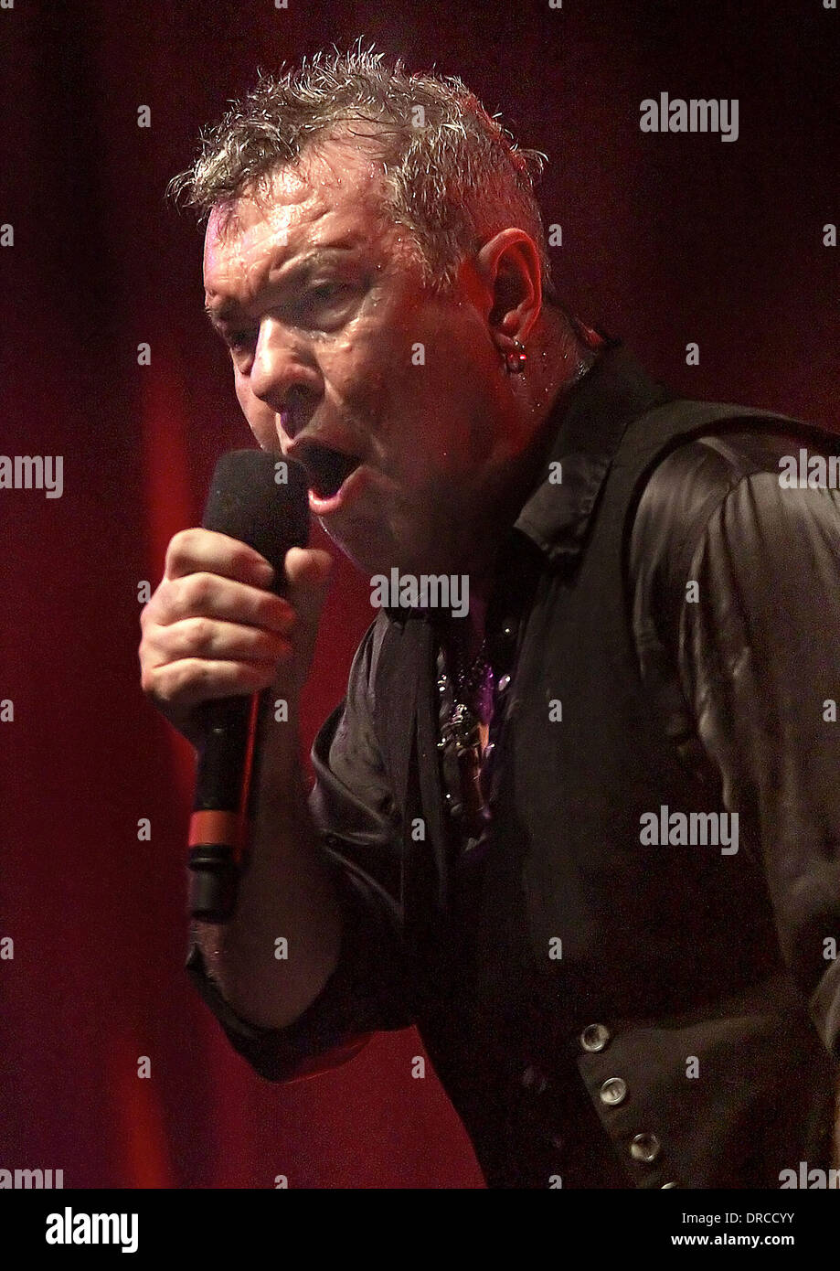 Jimmy Barnes of Cold Chisel performing live on the final night of their UK tour at Manchester Ritz Manchester, England - 16.07.12 Stock Photo
