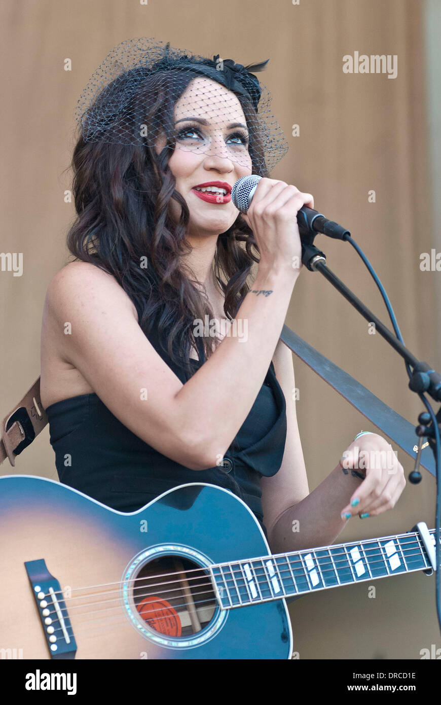 Lindi Ortega performing during the 2012 Taste Of Chicago at the Petrillo Music Shell Chicago, Illinois - 15.07.12 Stock Photo