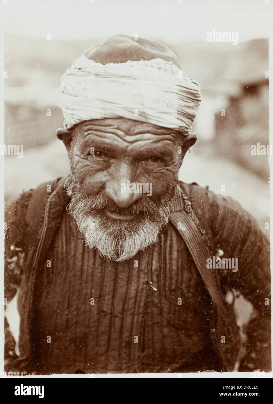 Elderly Turkish Man Stock Photo