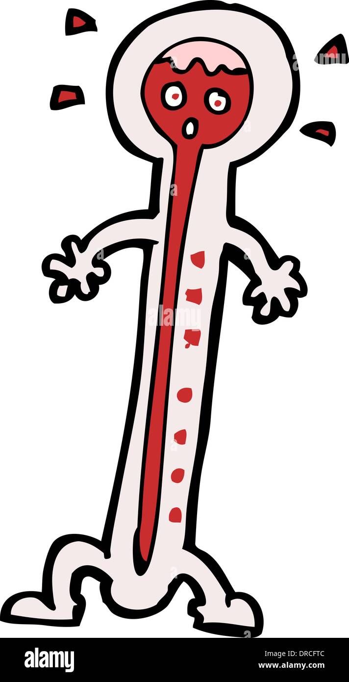 cartoon hot thermometer Stock Vector Image & Art - Alamy