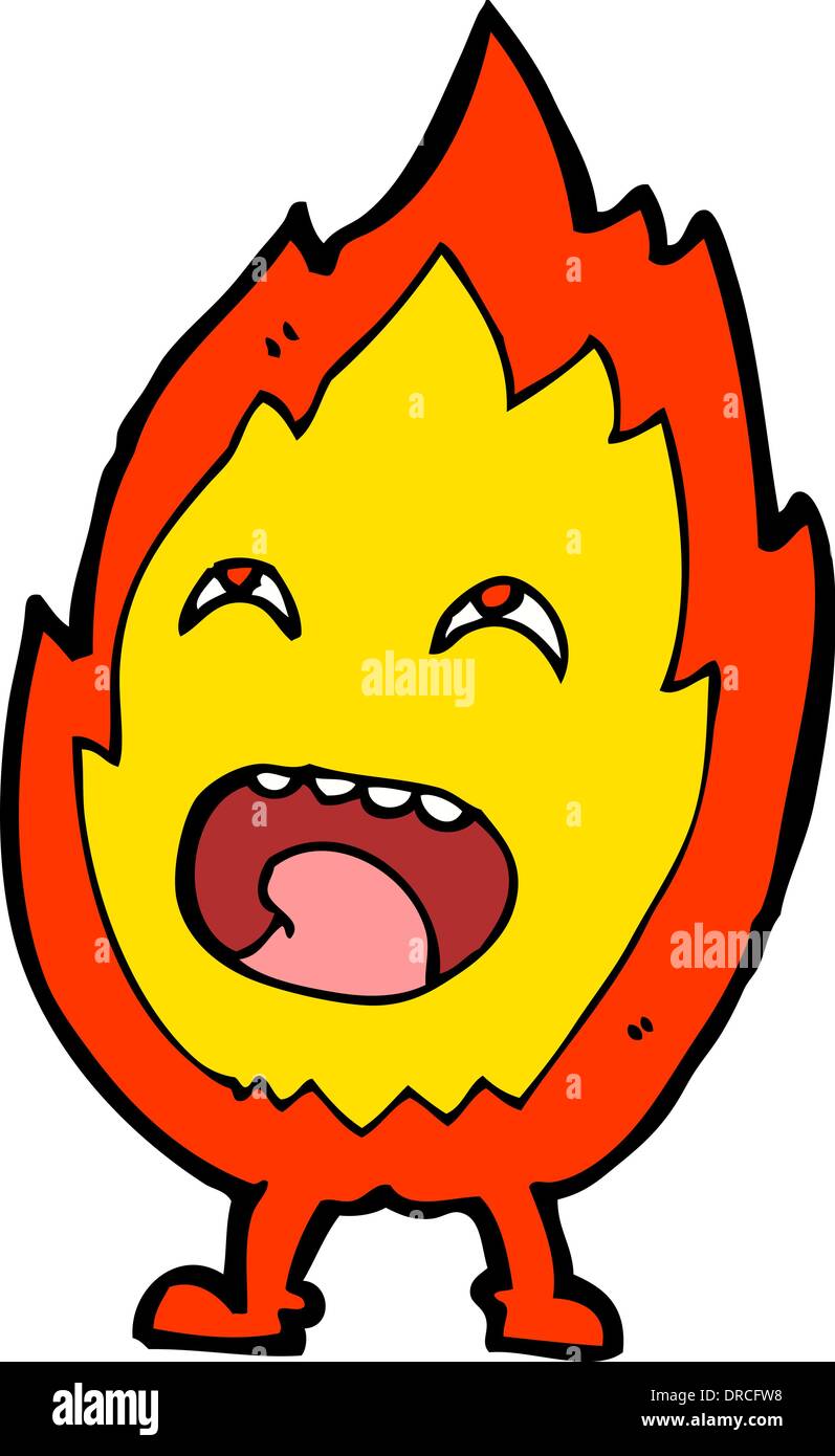 cartoon flame character Stock Vector Image & Art - Alamy