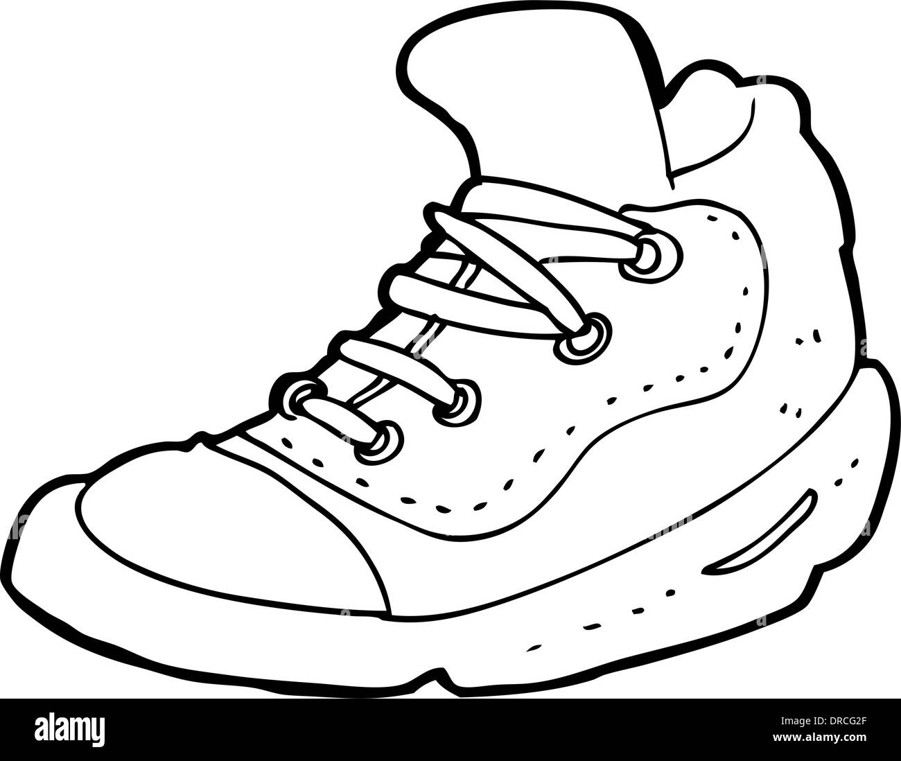 Cartoon sneaker Black and White Stock Photos & Images - Alamy