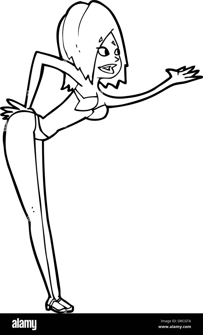 Pin up pose Black and White Stock Photos & Images Alamy