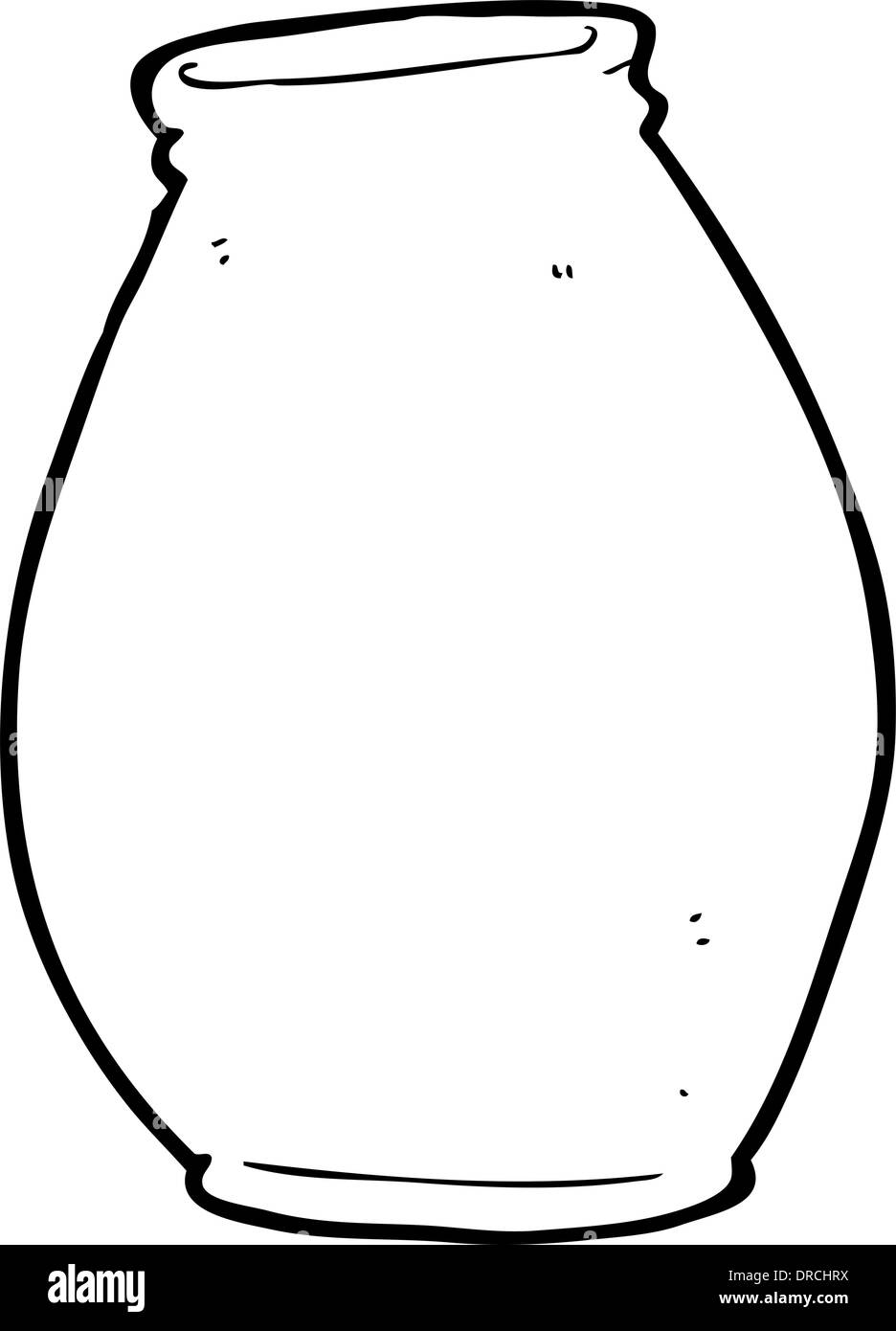 Cartoon vase Black and White Stock Photos & Images Alamy