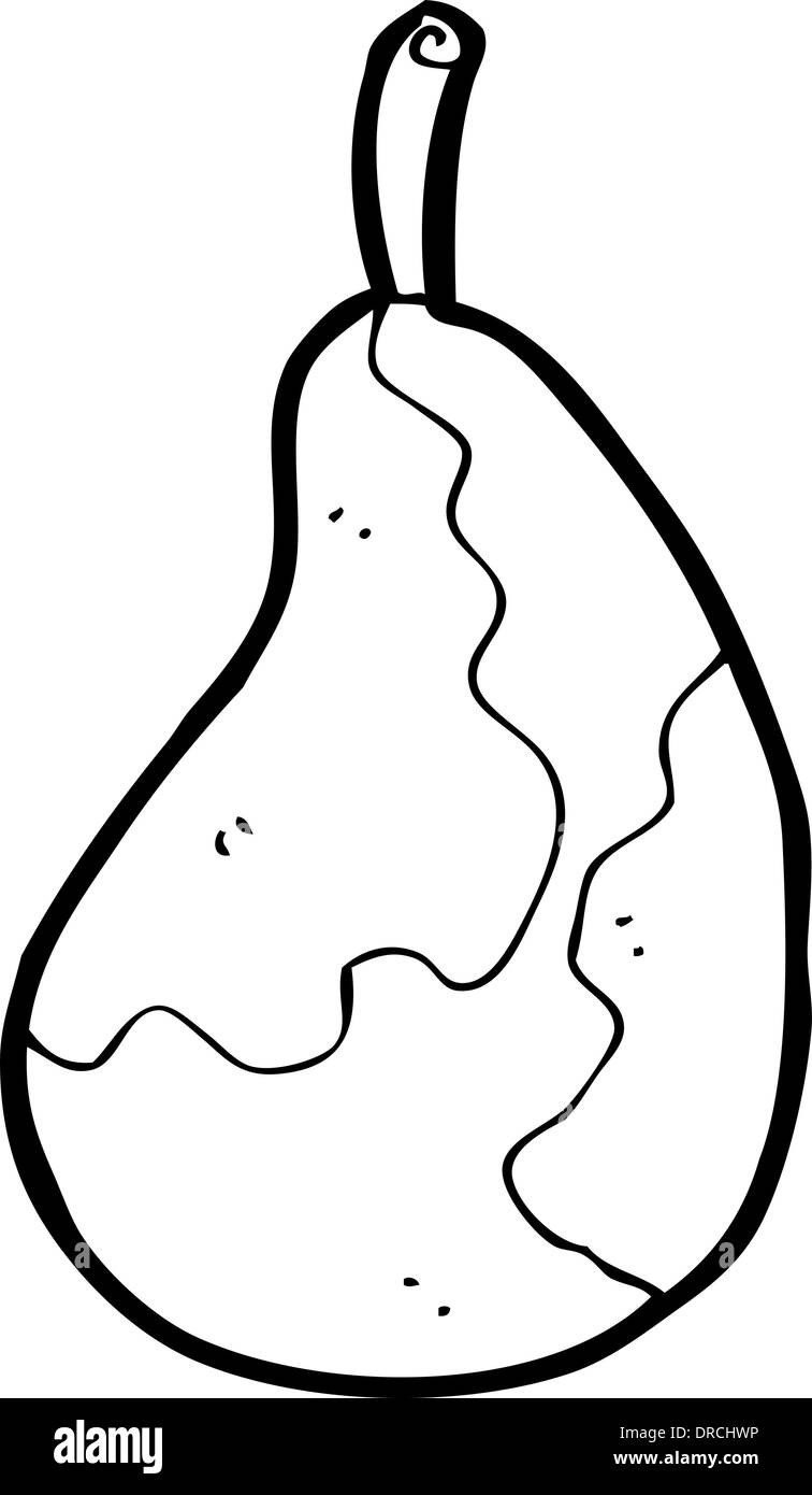 Cartoon happy pear Black and White Stock Photos & Images - Alamy