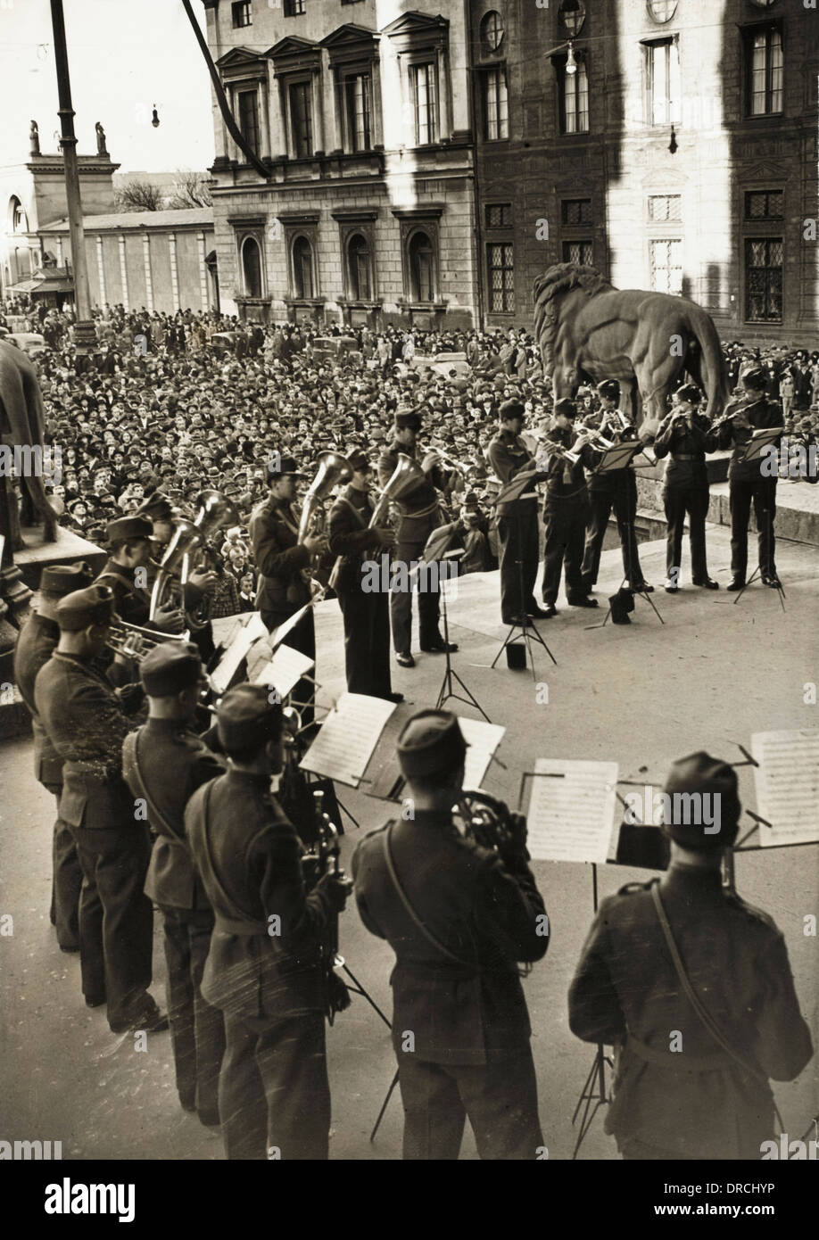 Austrian regiment Anschluss Stock Photo