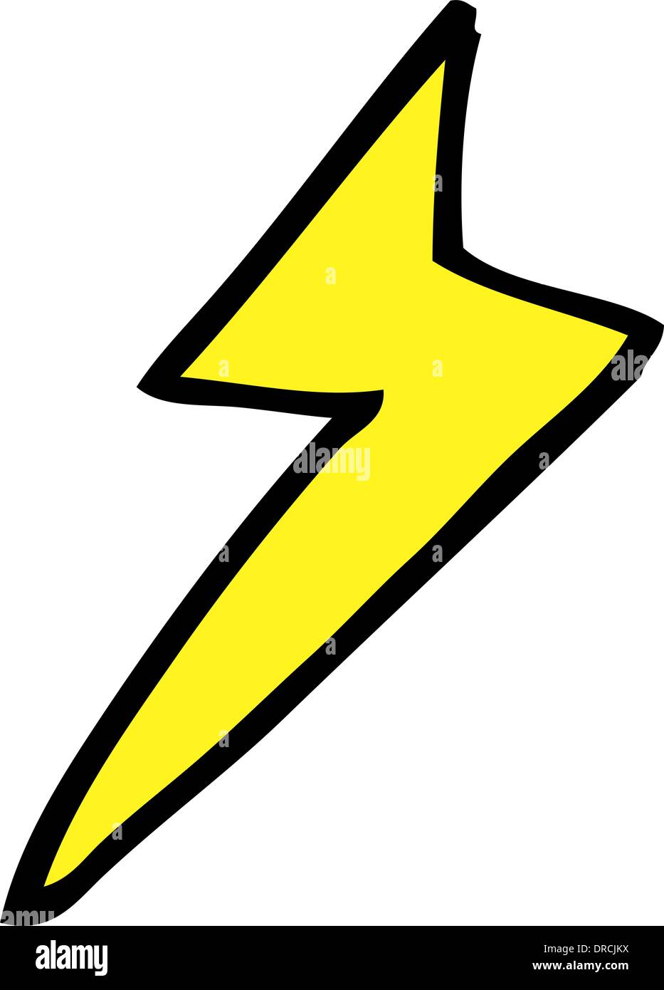cartoon lightning bolt symbol Stock Vector Image & Art Alamy