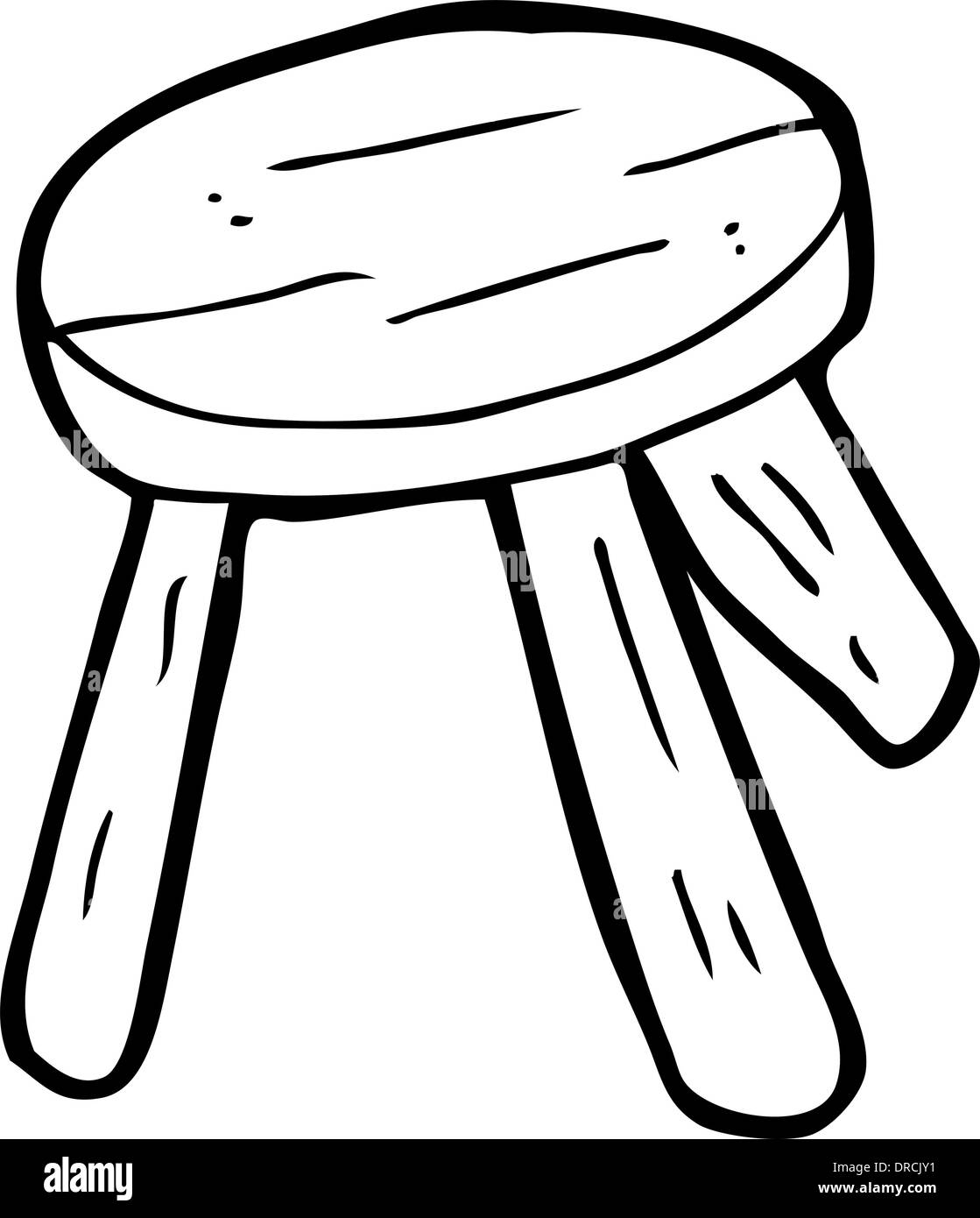 cartoon wooden stool Stock Vector Image & Art Alamy