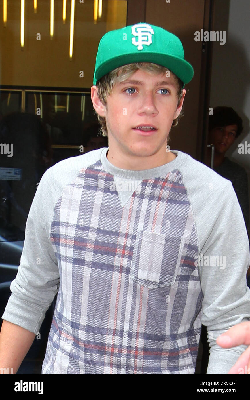 Niall Horan of One Direction leaving the Sony Music offices London, England  - 18.07.12 Stock Photo - Alamy