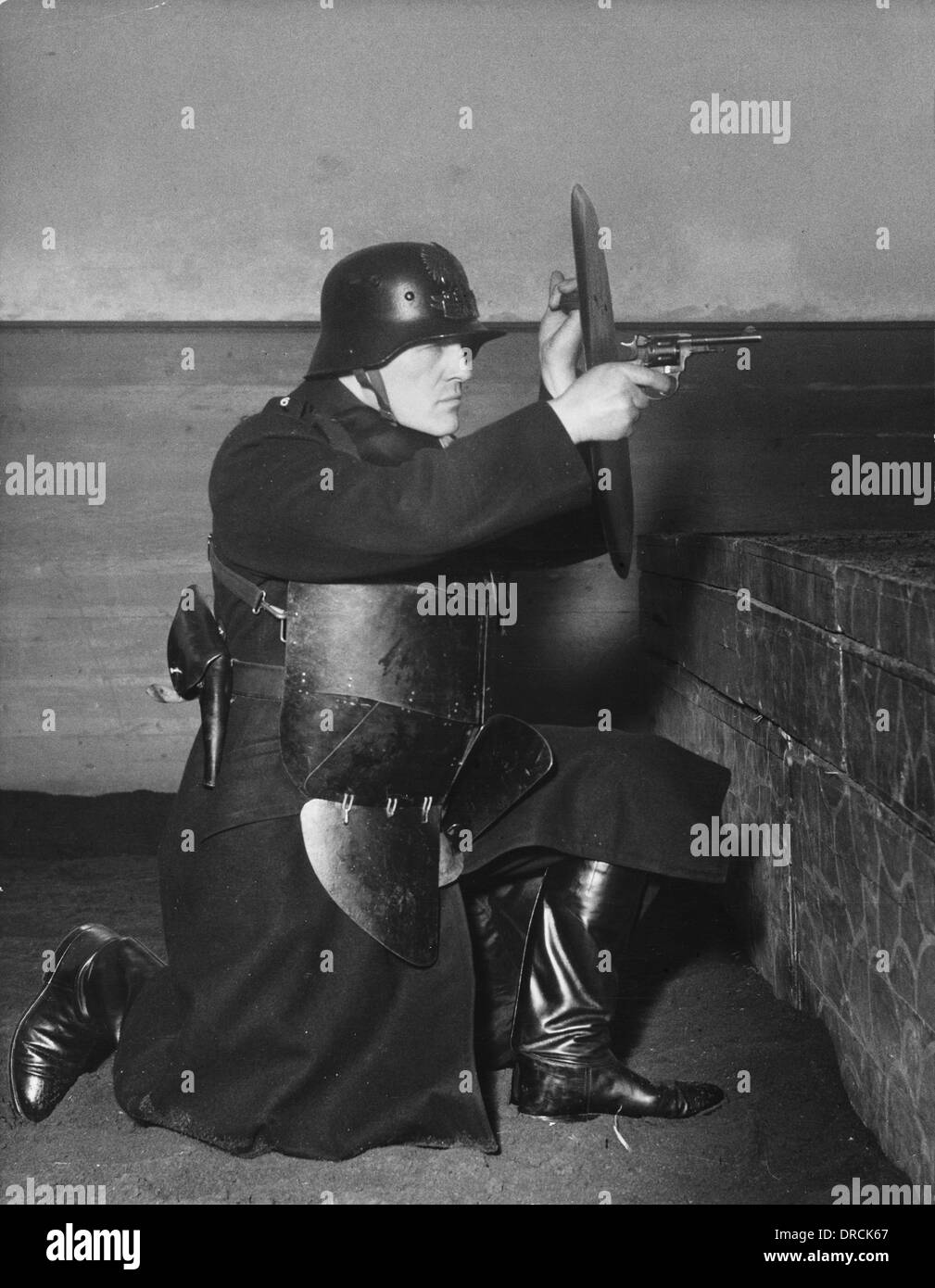 Austrian policeman - Anschluss Stock Photo