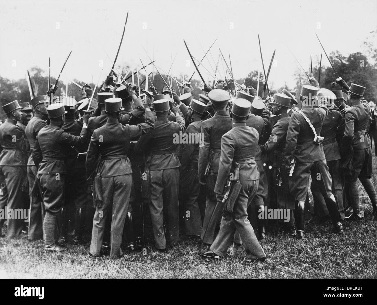 Austrian officer - Anschluss Stock Photo