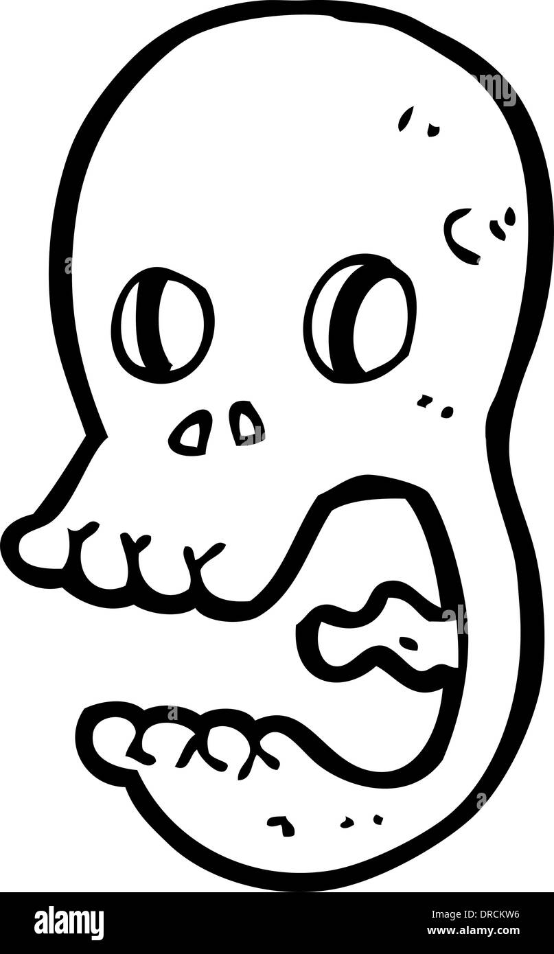 funny cartoon skull Stock Vector Image & Art - Alamy