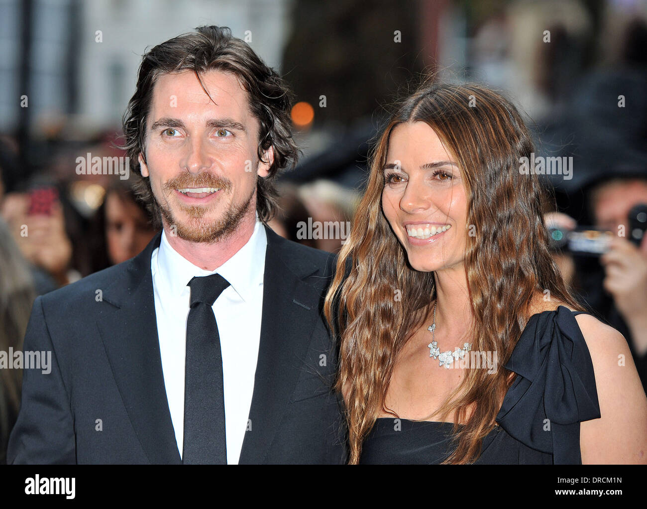 Christian Bale and Sibi Blazic The European Premiere of 'The Dark