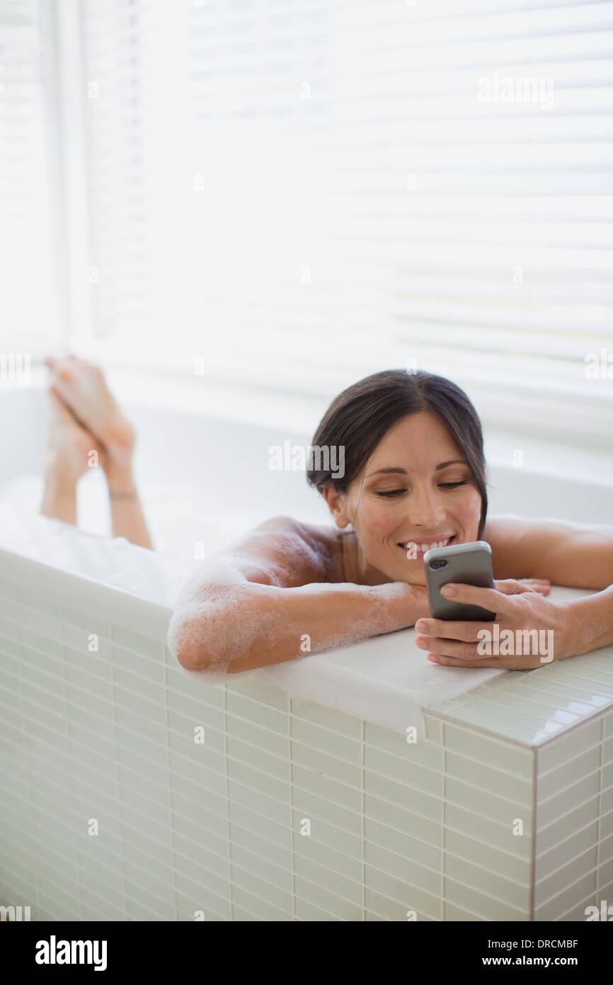 Lady in the bathtub hires stock photography and images Alamy
