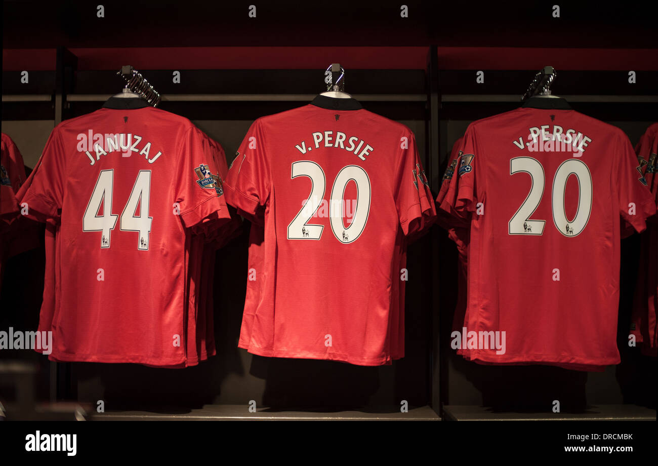 Manchester United Megastore Stock Photo