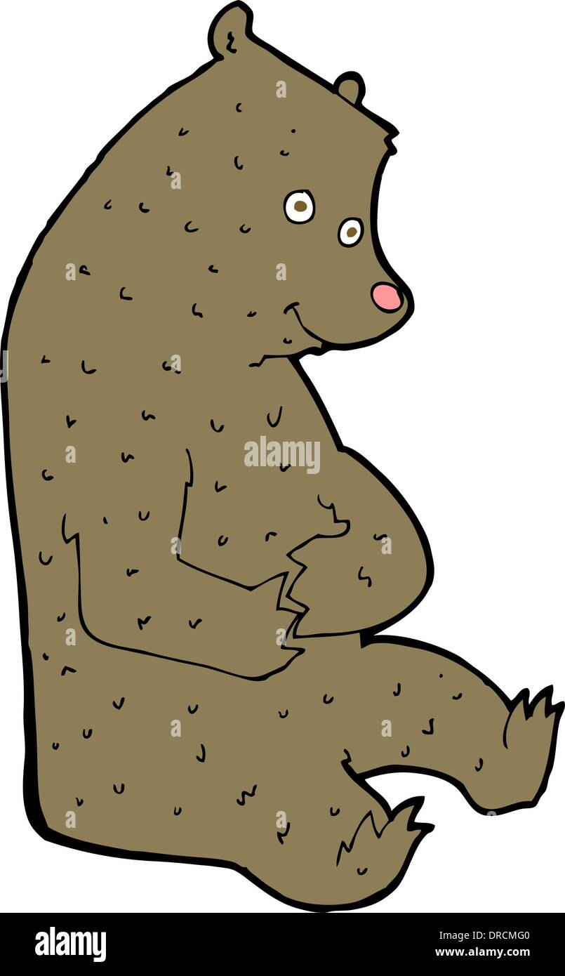 cartoon happy bear Stock Vector Image & Art - Alamy