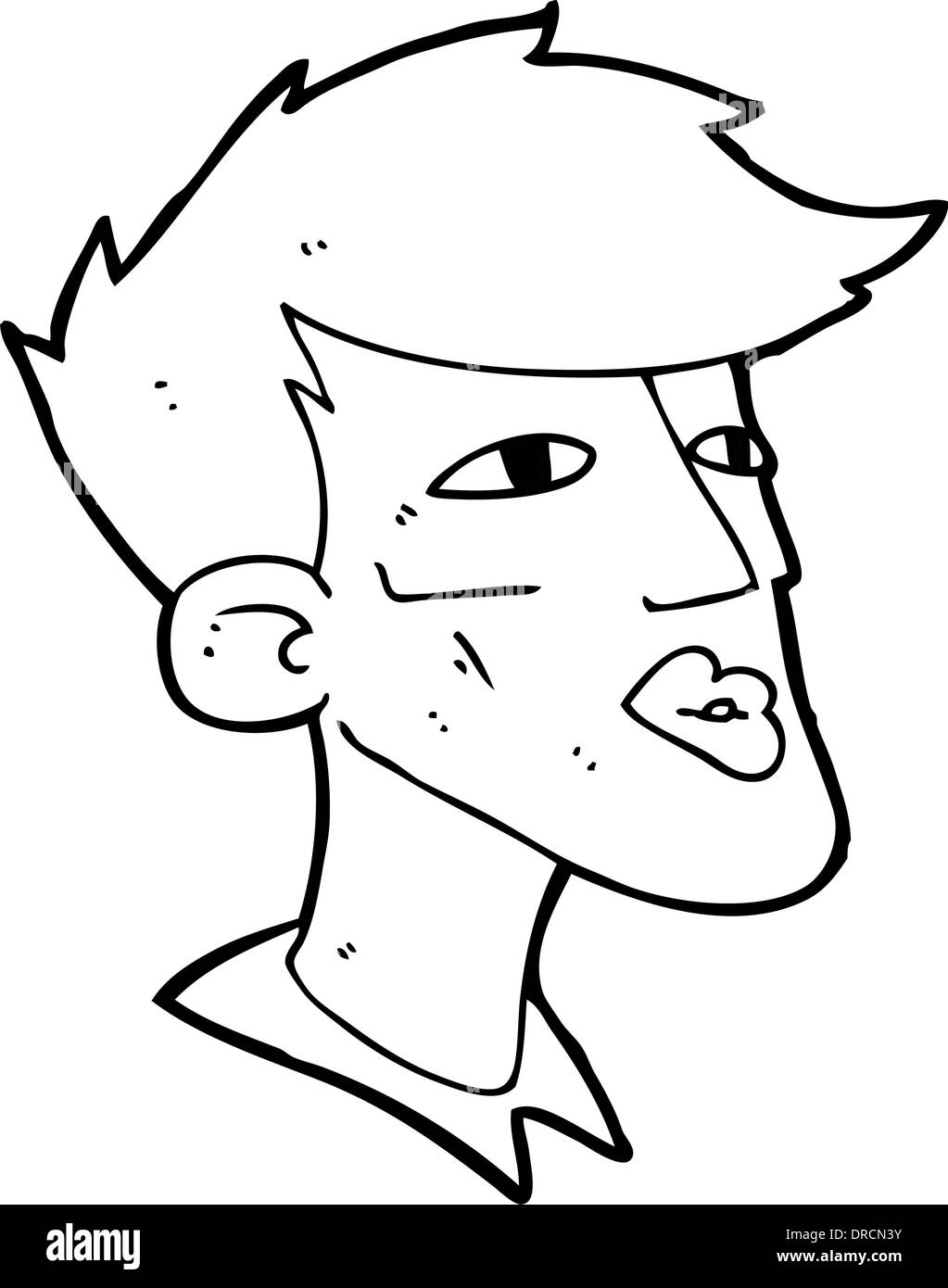 cartoon male model guy Stock Vector Image & Art Alamy