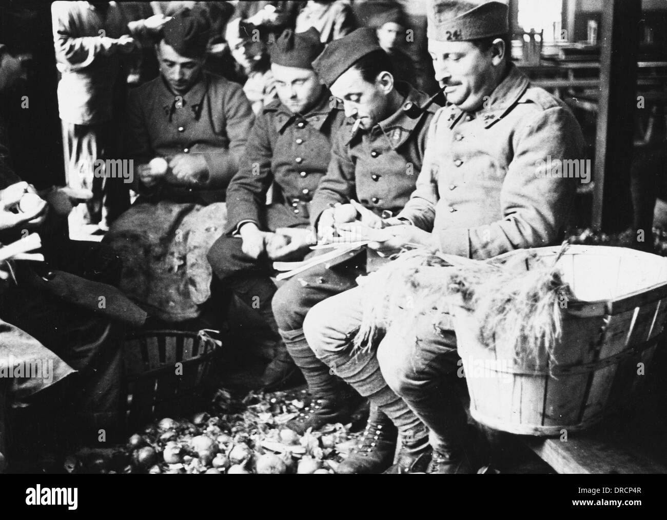 French soldiers WWII Stock Photo
