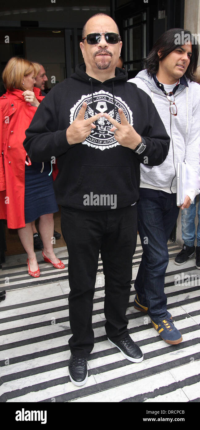 Tt2 Ice Ice-T at the BBC Radio 2 studios London, England - 19.07.12 Stock Photo ...