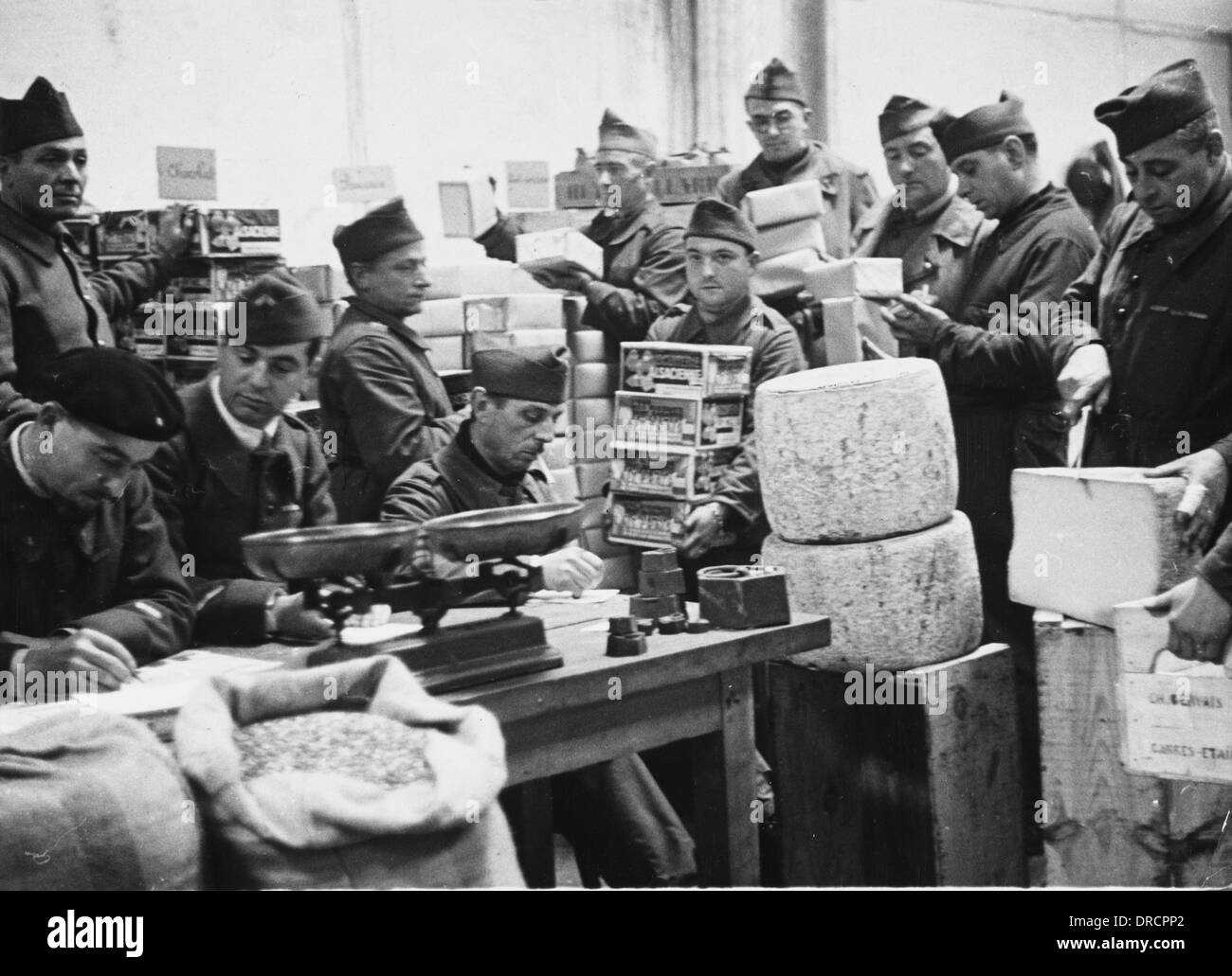 French army WWII Stock Photo