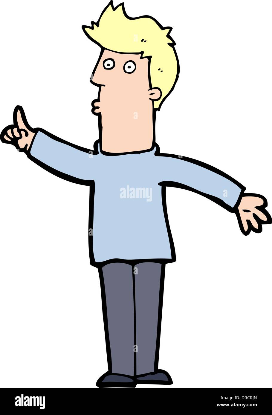 cartoon man advising caution Stock Vector Image Art Alamy cartoon man advising caution Stock Vector Image Art Alamy