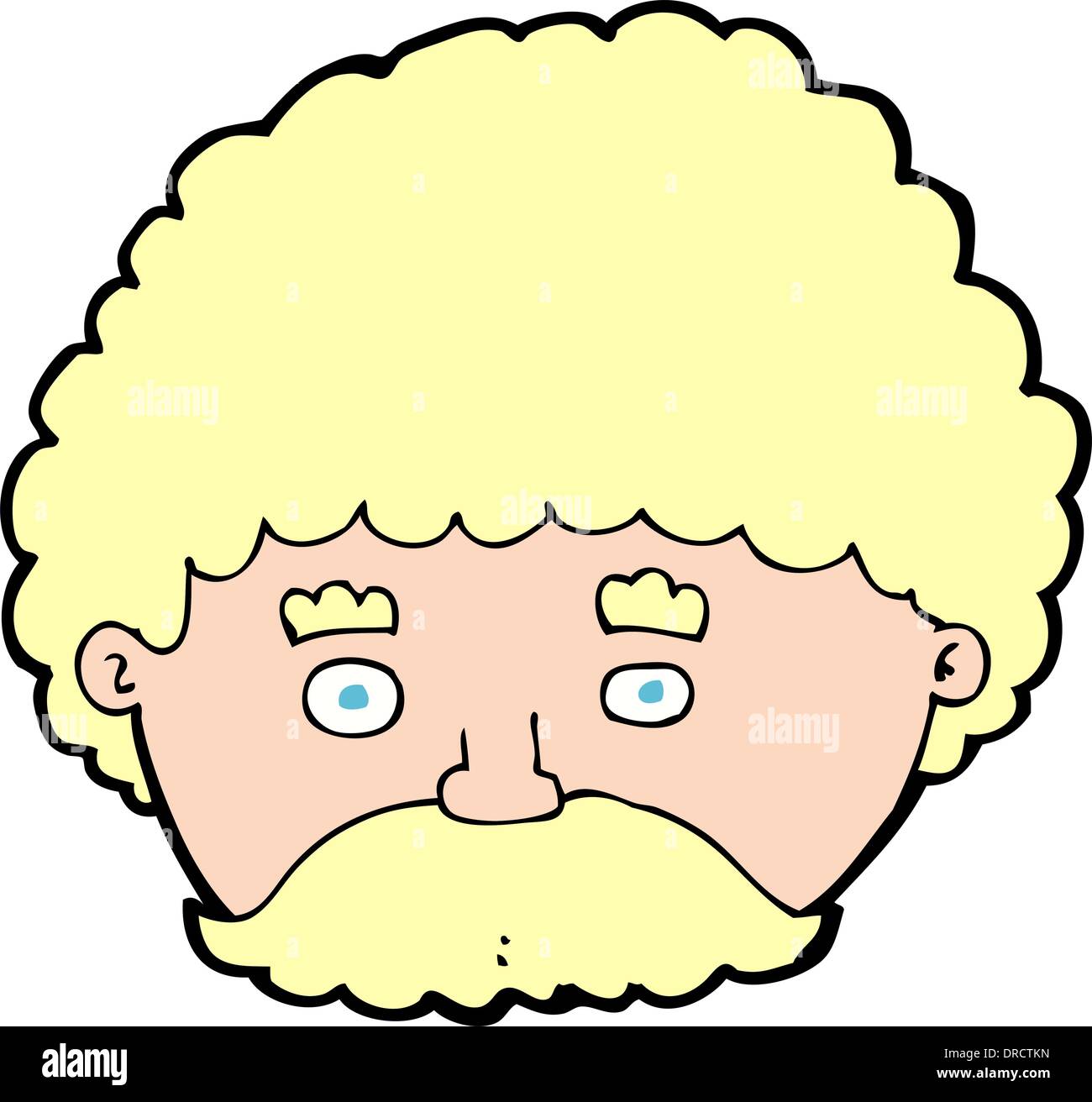 cartoon man with mustache Stock Vector Image & Art - Alamy