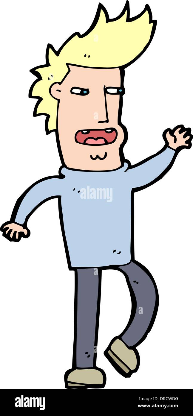 cartoon loudmouth man Stock Vector Image & Art - Alamy