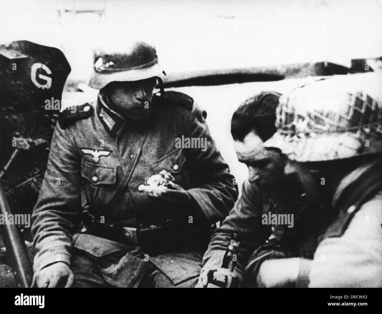 German soldiers WWII Stock Photo