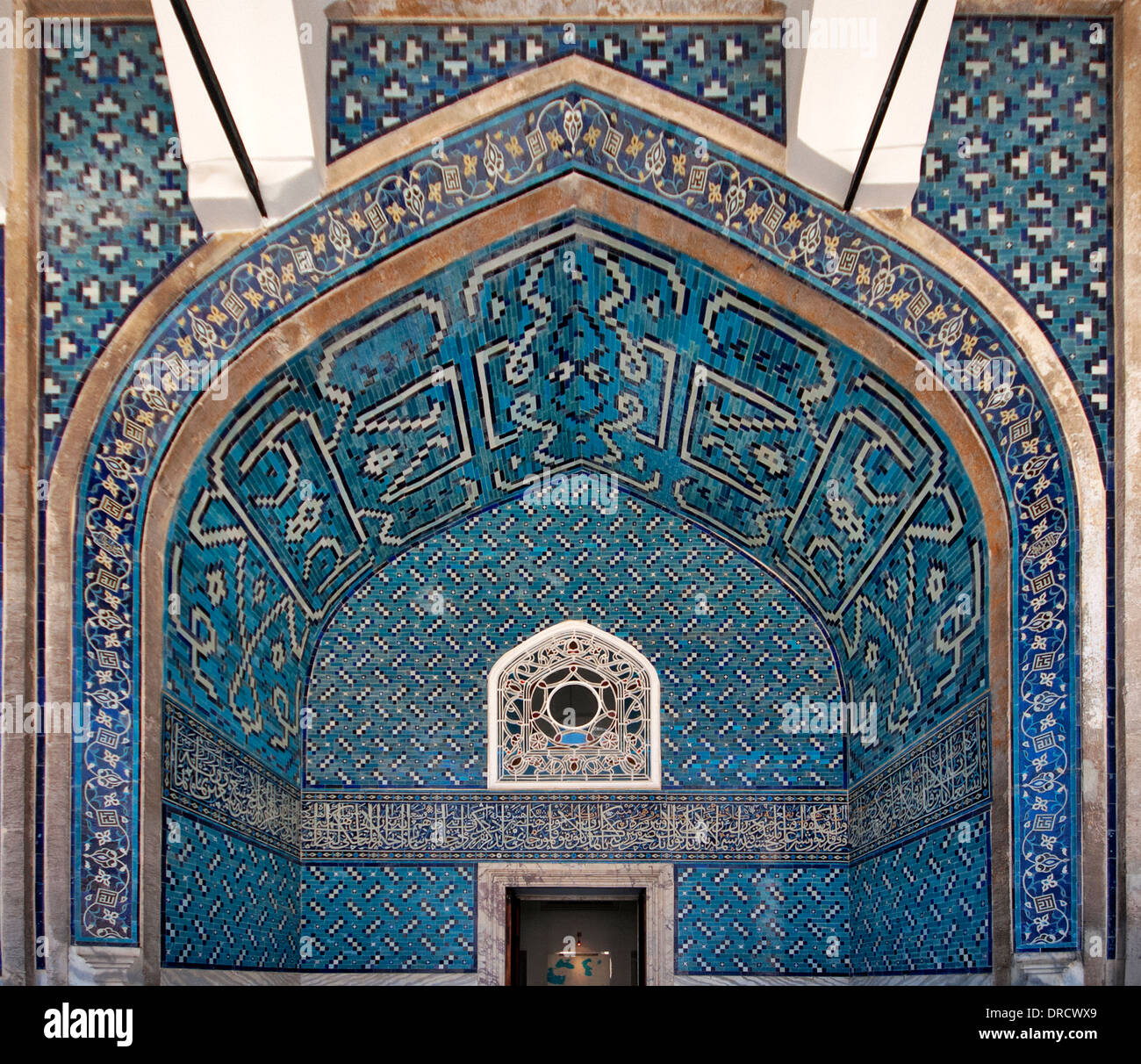 The Tiled Kiosk Topkapı Palace. It was built by the Ottoman sultan Mehmed II. It is also called Glazed Kiosk Istanbul Turkey Stock Photo