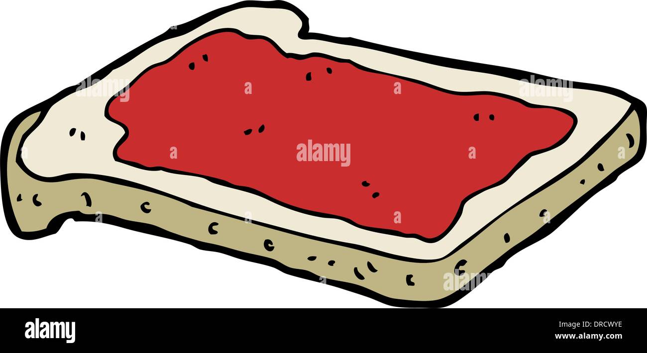cartoon jam on toast Stock Vector Image & Art Alamy