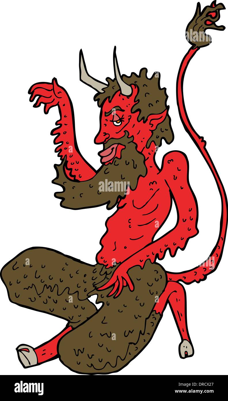 cartoon traditional devil Stock Vector Image & Art - Alamy