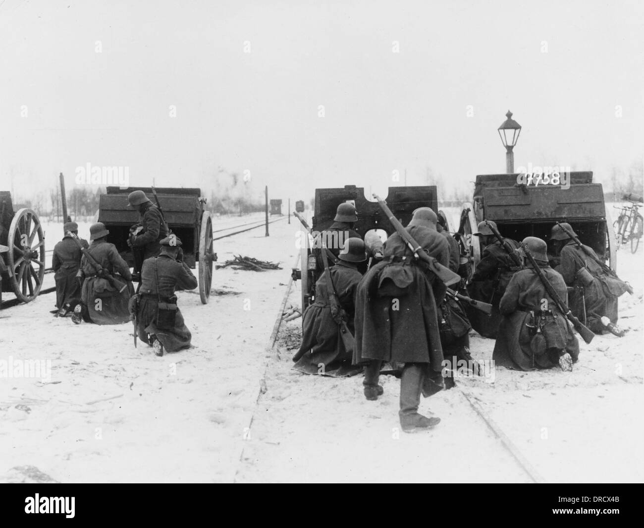 German infantry, 1918 Stock Photo