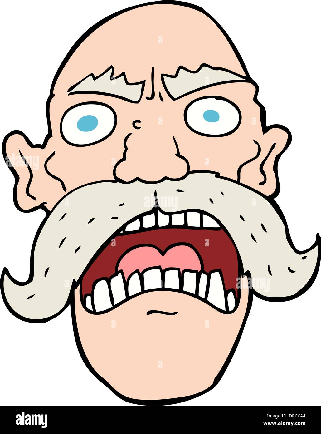 cartoon-angry-old-man-stock-vector-image-art-alamy
