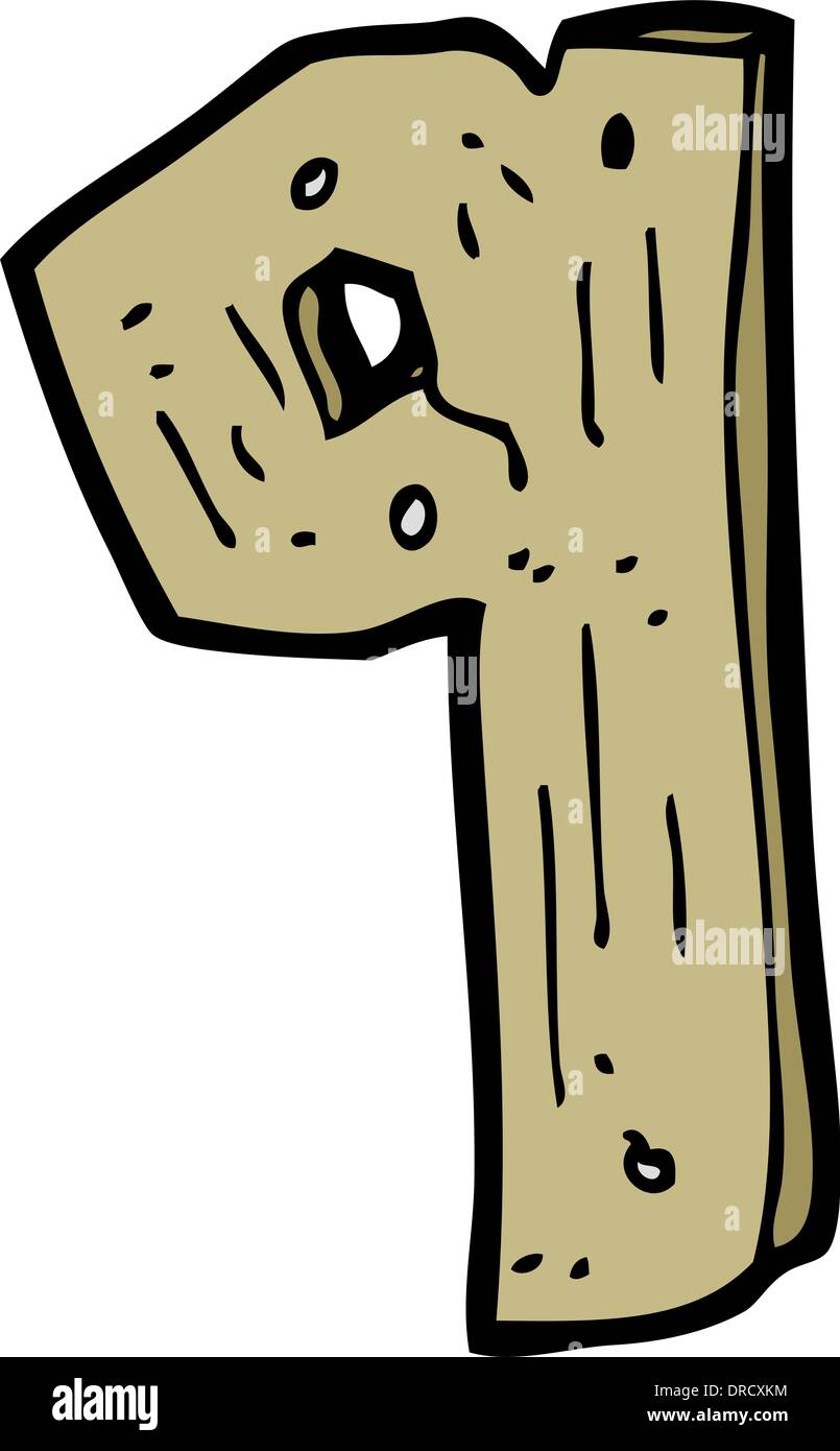 cartoon wooden number Stock Vector Image & Art - Alamy