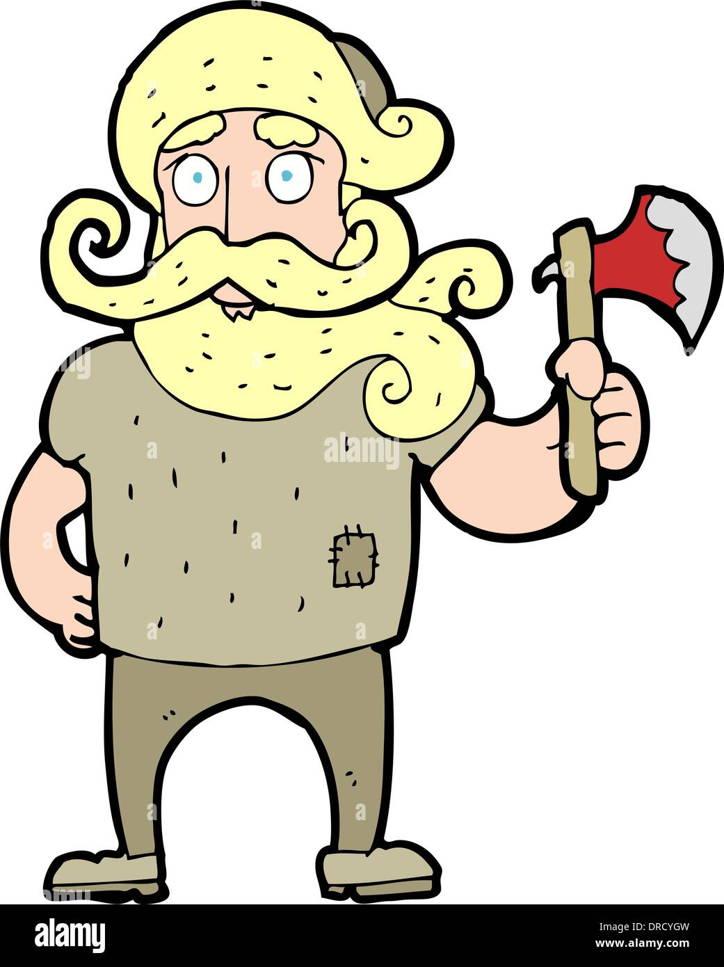 cartoon lumberjack with axe Stock Vector Image & Art - Alamy