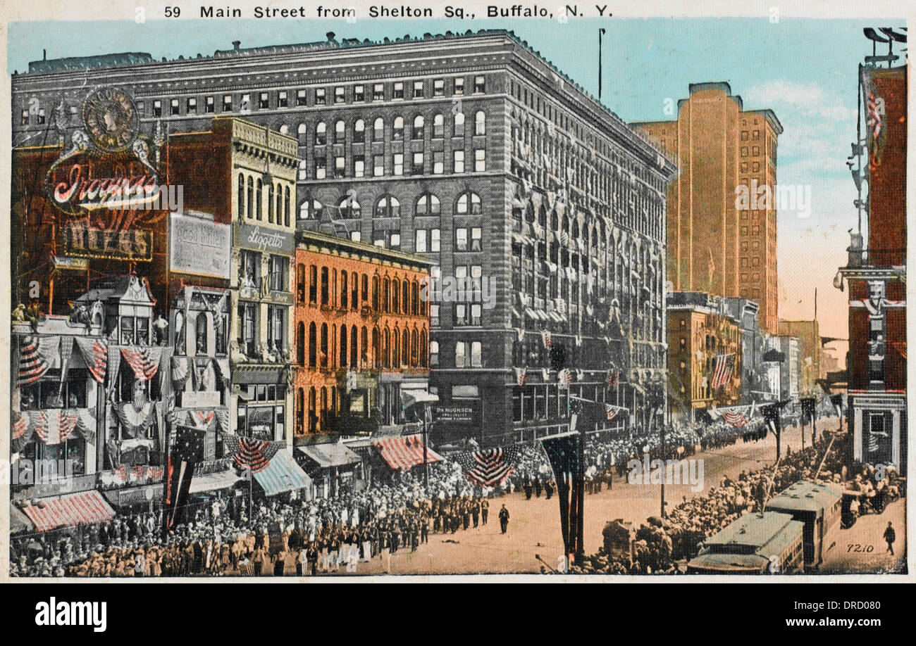 Main Street, Buffalo, New York State Stock Photo Alamy