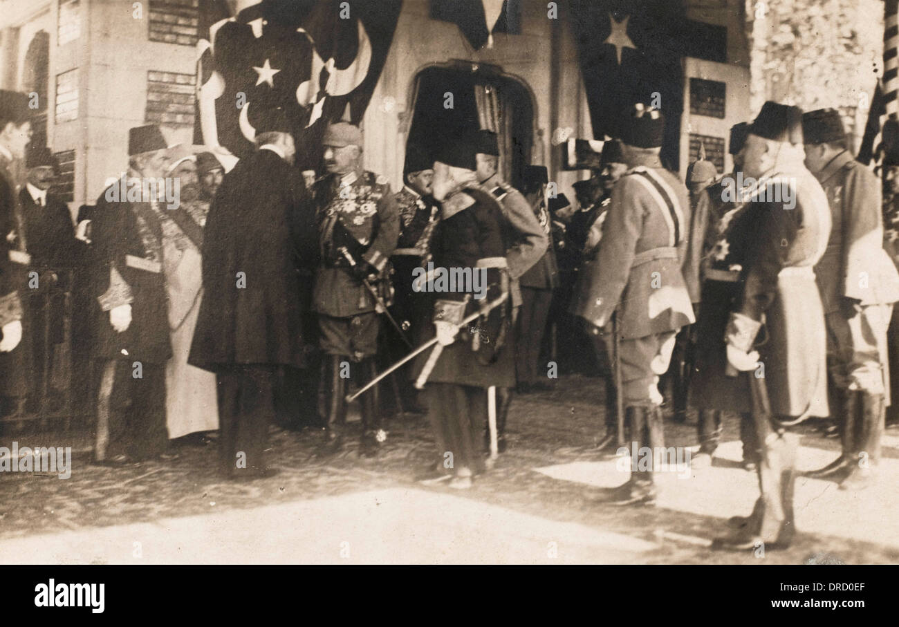 Kaiser Wilhem I in Turkey - WWI Stock Photo