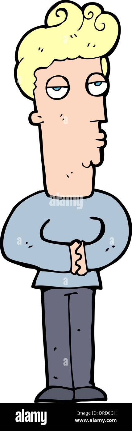 arrogant person cartoon clipart