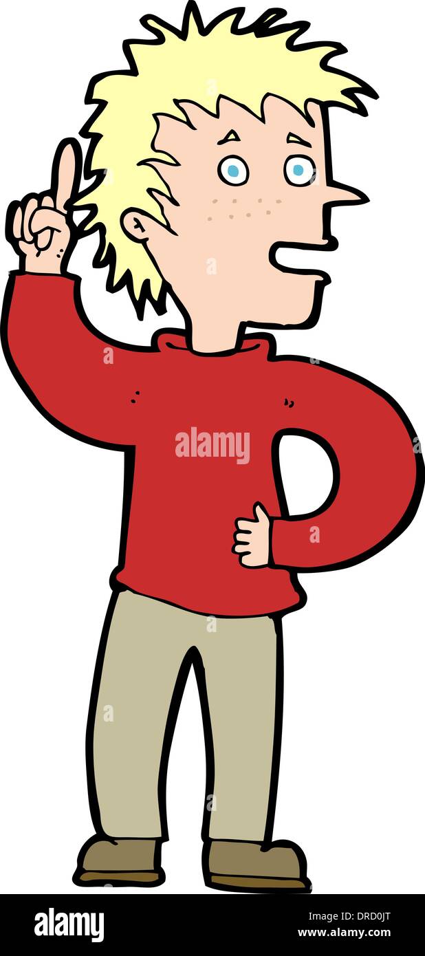 cartoon boy with idea Stock Vector Image & Art - Alamy