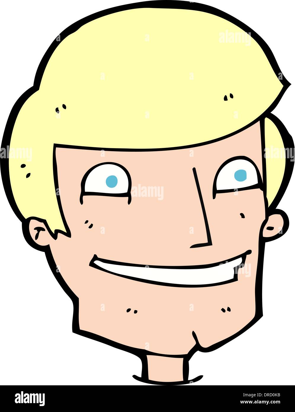 cartoon grinning man Stock Vector Image & Art Alamy