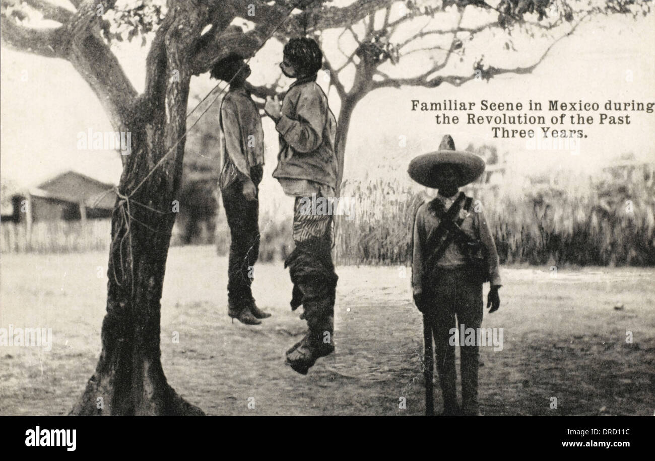 Mexican Revolution - Executions Stock Photo
